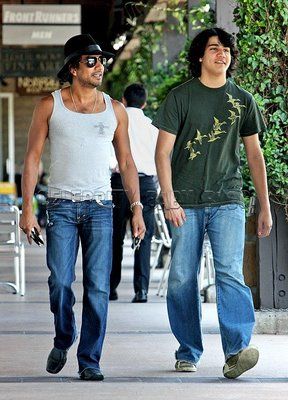 Naveen Andrews (left) and Jaisal Andrew (right) 